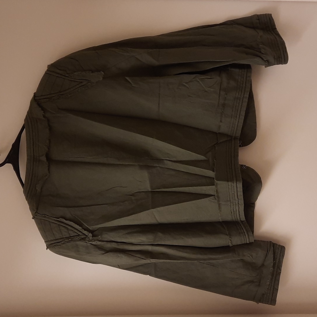 Nwt, Elizabeth And James Olive Green Raw Edge Jacket — image 7 of 8
